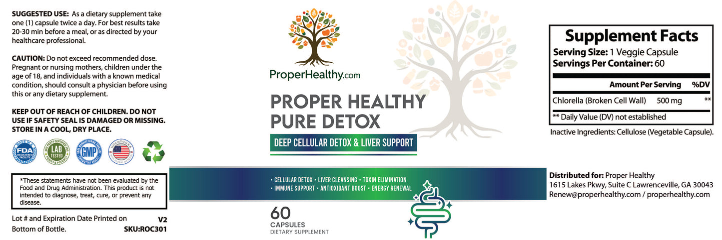 Proper Healthy Pure Detox