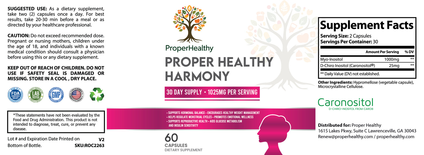 Proper Healthy Harmony