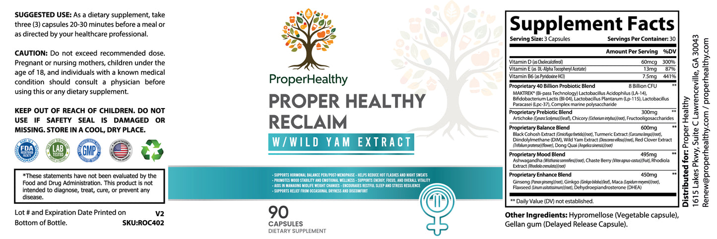 Proper Healthy Reclaim