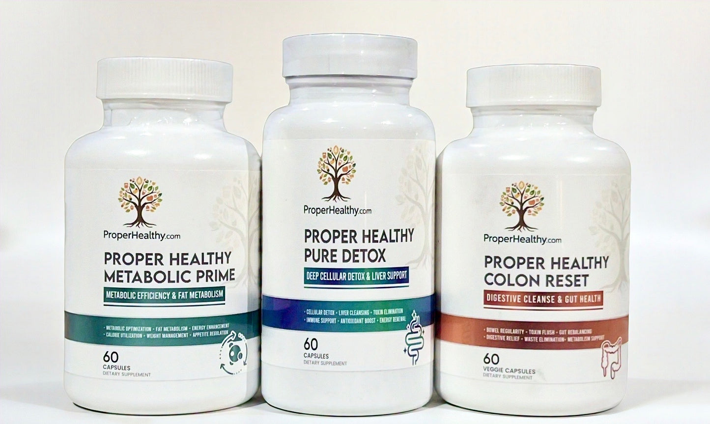 Proper Healthy Reset, Recharge, Reignite Bundle
