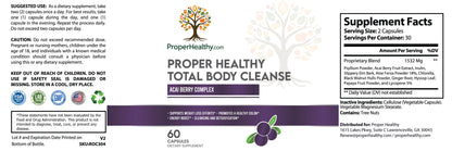 Proper Healthy Total Body Cleanse