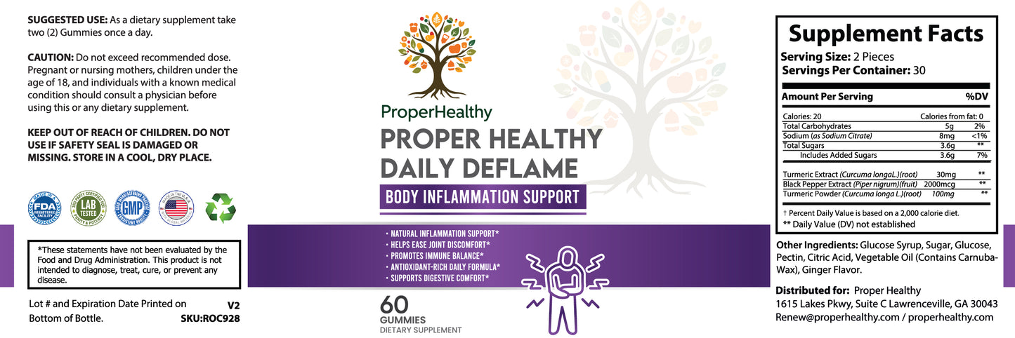 Proper Healthy Daily DeFlame